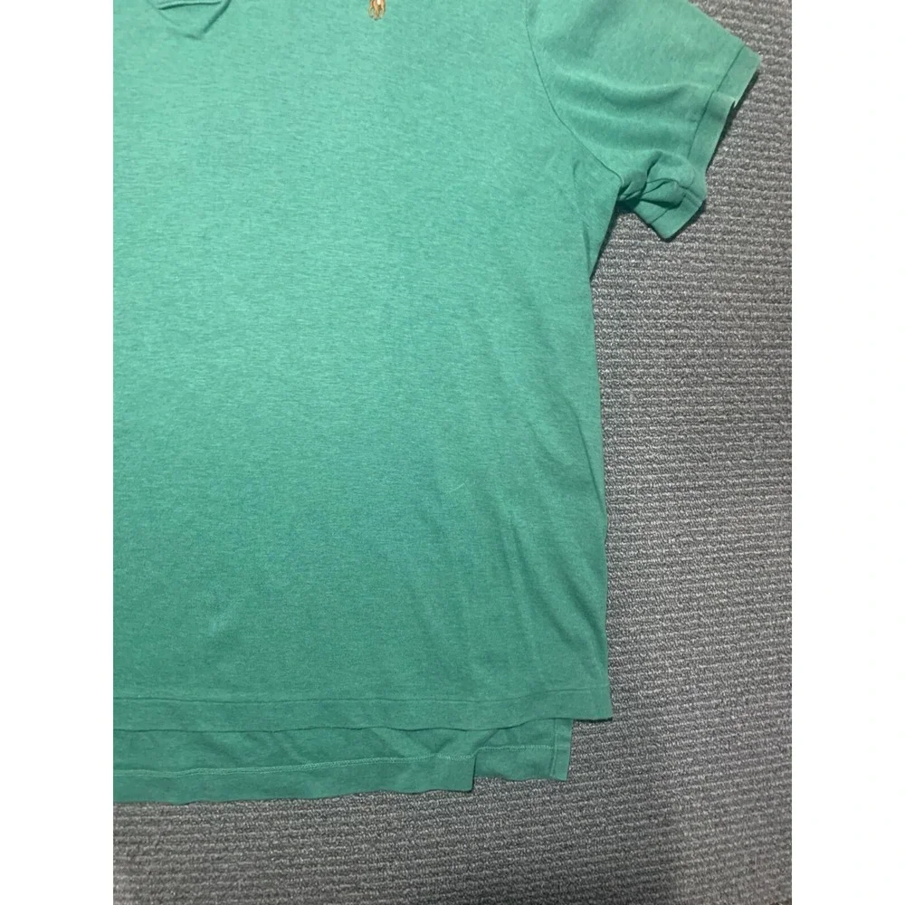 Polo Ralph Lauren Mens XXL Green Pima Soft Touch Short Sleeve Polo Shirt